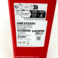 Hikvision DS-7604NXI-K1/4P(D), 4-Kanal NVR, Netzwerk-Videorekorder, PoE, KI-gestützte Videoanalyse