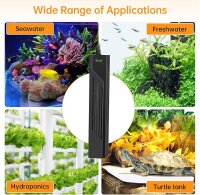 Hygger HGY0003 Aquarium Heater 800W, explosion-proof quartz glass, LED controller, temperature sensor, automatic shut-off, warning signal