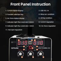 SPARK MIG/TIG/MMA-250 Inverter Welding Machine, 3-in-1, 220V, Multifunctional, for MIG, TIG and MMA Welding
