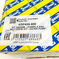 SNR KDP459.690 Timing Belt Kit with Water Pump, including Tensioner and Idler Pulley, for Engine Control