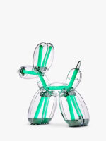 Lexon x Jeff Koons Balloon Dog Clear/Multi A, dimmbare LED-Designlampe, limitierte Edition, dekorative Designerleuchte