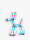Lexon x Jeff Koons Balloon Dog Clear/Multi A, dimmbare LED-Designlampe, limitierte Edition, dekorative Designerleuchte