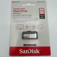 SanDisk Ultra Dual Drive USB-C 256GB, USB 3.1 Stick,...