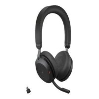 Jabra Evolve2 75, wireless headset with charging dock, 8-microphone technology, for PC and Unified Communications