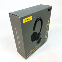 Jabra Evolve2 75, wireless headset with charging dock, 8-microphone technology, for PC and Unified Communications