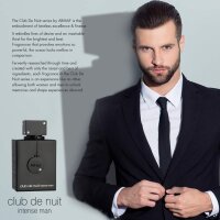 ARMAF Club de Nuit Intense Man, 105 ml, Herrenduft, Eau de Toilette, maskulin, langanhaltend, eleganter Flakon, Black