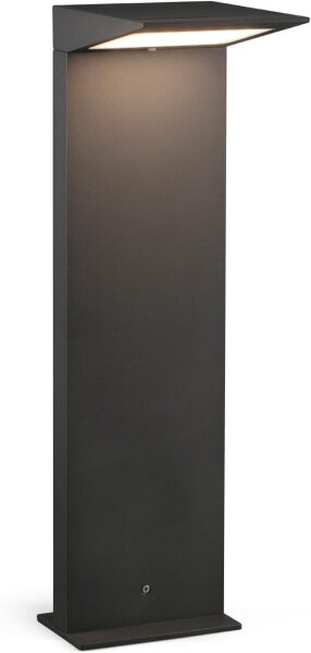 FARO BARCELONA Soleil 70785 Solarleuchte, 2W, 3000K, 2200mAh, IP54, IK07, DC3.7V, dunkelgrau, Energieklasse E