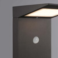 FARO BARCELONA Soleil 70785 Solarleuchte, 2W, 3000K, 2200mAh, IP54, IK07, DC3.7V, dunkelgrau, Energieklasse E