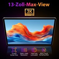 MAXLEGEN M196-EEA 13" Tablet, 36GB RAM, 512GB Speicher, 3K Display, Helio G99, 4G LTE, 5G WiFi, Android 15, 11580mAh, Gemini AI, GPS