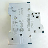 Siemens 5SY52107 miniature circuit breaker, 2-pole, C10, 10 kA, 400V AC/220–440V DC, MCB, short-circuit protection