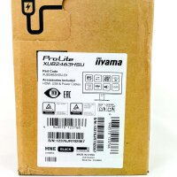 iiyama ProLite XUB2463HSU-B1 Monitor, 23,8 Zoll, Full-HD IPS, 100 Hz, HDMI/DP/USB 3.2, höhenverstellbar, Pivot, FreeSync, Slim-Design, Schwarz