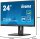 iiyama ProLite XUB2463HSU-B1 Monitor, 23,8 Zoll, Full-HD IPS, 100 Hz, HDMI/DP/USB 3.2, höhenverstellbar, Pivot, FreeSync, Slim-Design, Schwarz