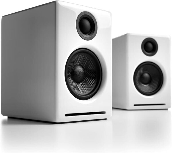 Audioengine A2+ Bluetooth Desktop Speakers, 24-bit, 60W, compact PC and Mac speakers for music, gaming, laptop and tablet