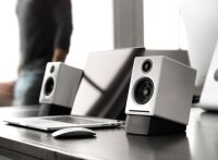 Audioengine A2+ Bluetooth Desktop Speakers, 24-bit, 60W, compact PC and Mac speakers for music, gaming, laptop and tablet