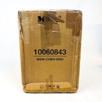 MSW Motor Technics 10060843 Electric Construction Heater, 9000 W, 400 V, rectangular fan heater, 3 speeds, ideal for drying plastered walls
