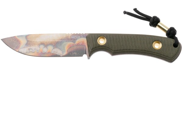 TRC Knives Polheim Survivalmesser, Apocalyptic CPM MagnaCut, Green Canvas Micarta Griff, Knivesandtools Exklusiv