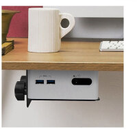 Maclean Brackets MC-720 Mini PC Mount, 17-70mm, Universal, Slim, up to 5kg, for Mini Computers and CPUs
