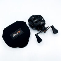 Anatono Starfall DC Baitcast Angelrolle, 6+1 Lager, Linkshand, schwarz, präzise Wurfkontrolle, leichtes Design