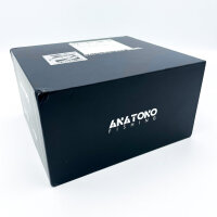 Anatono Starfall DC Baitcast Angelrolle, 6+1 Lager, Linkshand, schwarz, präzise Wurfkontrolle, leichtes Design