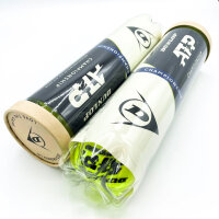 Dunlop ATP Championship tennis balls, 2 cans of 4 balls each, pressurized, durable, for all court types