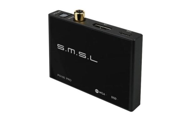 SMSL PO100 PRO USB-Digitalinterface, Audio-Interface mit MQA-Unterstützung, hochauflösende digitale Audioübertragung