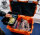 YETI LoadOut GoBox 30 King Crab Orange, robust equipment case, waterproof transport box for accessories, versatile use
