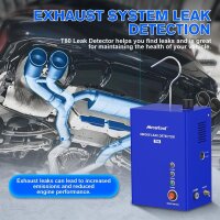 MRCARTOOL T80 Kfz-Rauchtester, Lecksuchgerät mit Luftpumpe, für EVAP-Systeme, Vakuum, Flüssigkeitsstandsanzeige