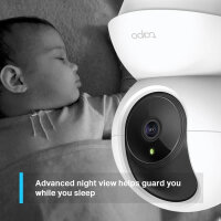 Tapo C210 3MP WiFi Surveillance Camera, Indoor Security Camera, Night Vision, Motion Detection, App Control