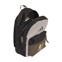 adidas LK SIM BPK JM4467, Unisex Rucksack, Braun, 100% Polyester, leicht, verstellbare Schultergurte, Hauptfach mit Reißverschluss