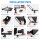 NEEWER X12 Teleprompter, 14 inch, remote control, adjustable beam splitter glass, 75% light transmission