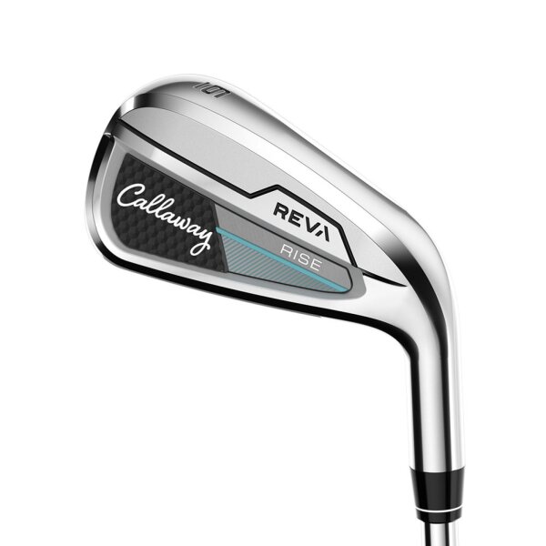 Callaway Reva Rise Left-Handed Golf Iron Set, UST Mamiya LIN-Q LTE 4F1 Graphite Shaft, Womens, Lightweight, Forgiving