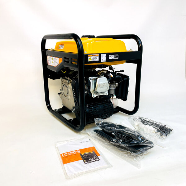 Max PeedingRods MXR4500i Inverter Generator, 3.5 kW max., 3.2 kW nominal power, 230V, 223 cm³ gasoline, 7.5l tank, 26kg