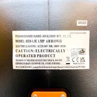 Huawei REH-1.5E blower, 1.5 HP, 1800 W, 220–240 V, IP24B, 15.1 kg, yellow/black, robust ventilation unit