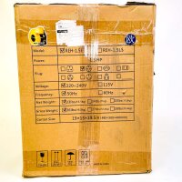 Huawei REH-1.5E blower, 1.5 HP, 1800 W, 220–240 V, IP24B, 15.1 kg, yellow/black, robust ventilation unit