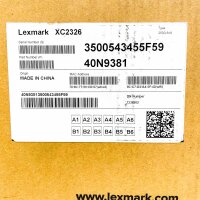 Lexmark XC2326 Color Multifunction Printer, 220–240 V, 2.6 A, for CX330/CX430/MC3200/MC3300/MC3400/XC2300 Series, Grey/White
