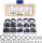 VIGRUE Snap Ring Assortment, 500-piece, 21 sizes, E-clips & external snap rings M4–M28, carbon steel, with box