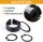 VIGRUE Snap Ring Assortment, 500-piece, 21 sizes, E-clips & external snap rings M4–M28, carbon steel, with box