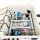 Industrial control cabinet with Novus N1040 controller, Mean Well NDR-240-48 power supply, RS485, Ethernet, emergency stop, control cabinet