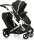 Hauck Duett 2, twin stroller, double seat, reversible seats, removable second seat, height-adjustable handle, black