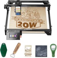 Longer RAY5 Lasergravurmaschine 20W, 8,9cm Touchscreen,...