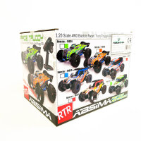 Absima Desert Runner Devotee 10032, 1:20 RC Elektro-Truggy, 4WD, RTR, 2,4 GHz, 12 km/h, rot