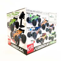 Absima Desert Runner Devotee 10033, 1:20 RC Elektro-Truggy, 4WD, RTR, 2,4 GHz, 12 km/h, blau