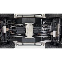 Absima 1231231 Aluminium-Chassis-Schutzset für CR3.4, 4-teilig, RC-Crawler Metall-Schutzplatten, Zubehör