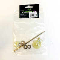 Absima J-026-36 Main Drive Shaft, RC Spare Parts Kit, incl. Gears & Bearings, Robust for Model Cars
