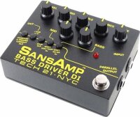 TECH 21 SansAmp Bass Driver DI V2, Bass Preamp, DI Box & Effects Pedal, Versatile Tone Control, Direct Recording