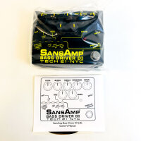 TECH 21 SansAmp Bass Driver DI V2, Bass Preamp, DI Box & Effects Pedal, Versatile Tone Control, Direct Recording