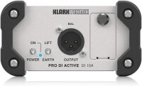 Klark Teknik PRO DI ACTIVE DI 10A, active DI box, MIDAS transformer, wide dynamic range, phantom power or battery