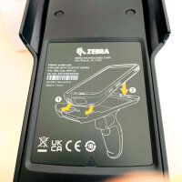 Zebra TRG-TC2L-SNP1-01 Scannergriff für TC22/TC27, ergonomischer Abzugsgriff, Zubehör, schwarz/gelb