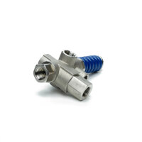 KOTHAR 10050112 Entlastungsventil, 3/8" F, 0–250 bar, 0–35 l/min, 90°C, Bypass 3/8" F, Manometer 1/4" F