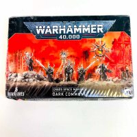 Warhammer 40000 Chaos Space Marines 99120102146 Dunkle Kommune, 5 Miniaturen, Kunststoff-Bausatz, schwarz